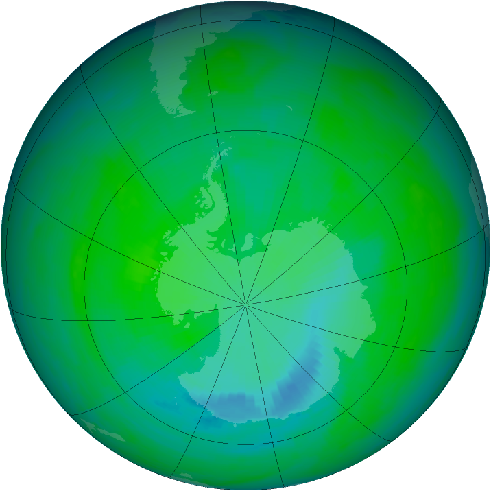 Ozone Map 1984-12-14